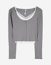 Bild 1 von Damen Langarmshirt - Spitze