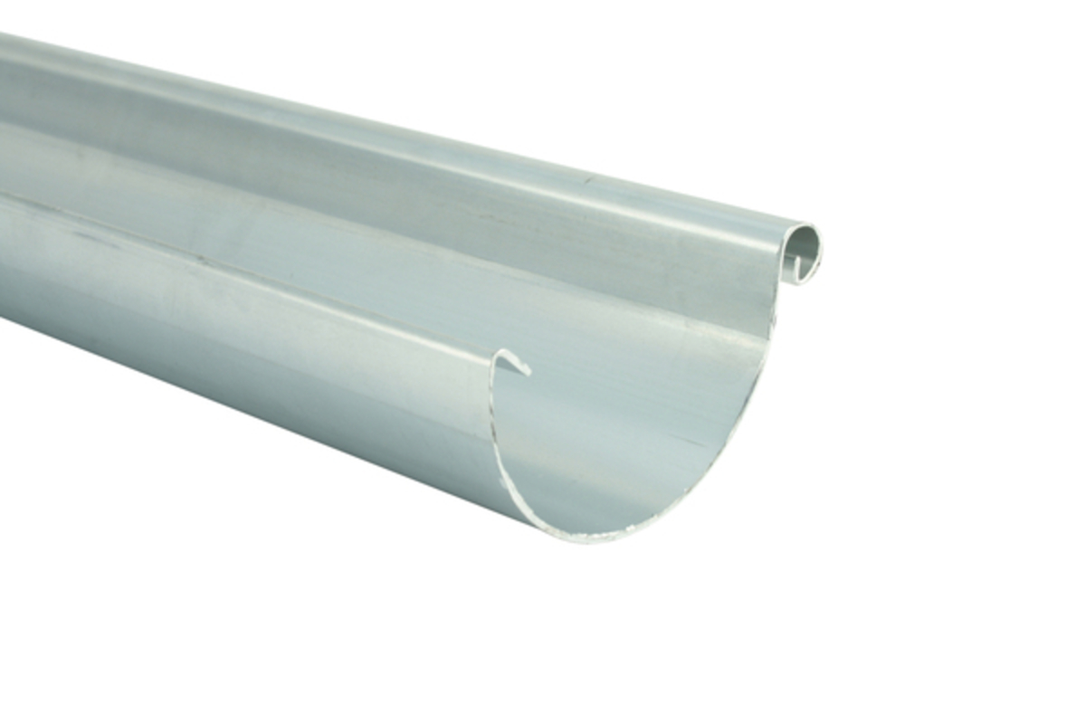 Bild 1 von Marley Dachrinne NW 100 mm, 3 m, halbrund, titan-zink