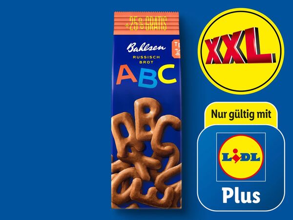 Bild 1 von Bahlsen ABC XXL,  125 g