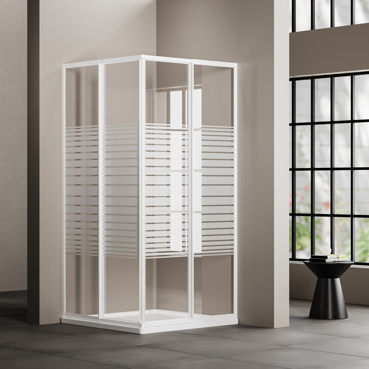 Bild 1 von Eckeinstieg 'Meike' weiß 73-88 x 180 cm