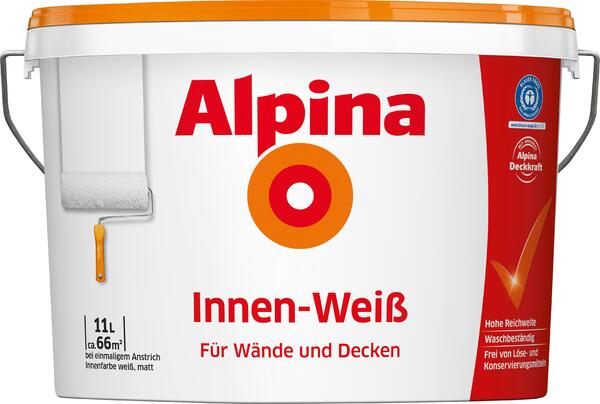 Bild 1 von Alpina Innenweiß 11 L weiß matt