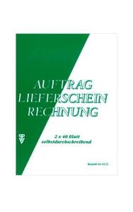 Auftrag/Lieferschein/Rechnung A5 2 x 40 Blatt selbstdurchschreibend