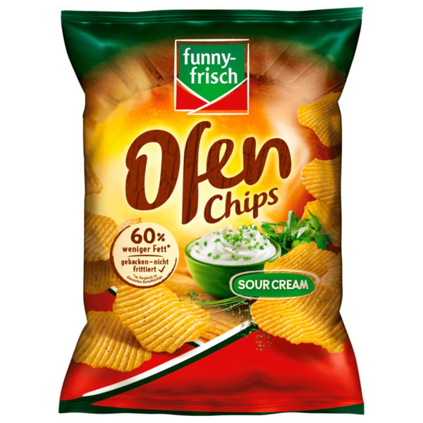 Bild 1 von Funny-frisch Ofenchips Sour Cream 125g