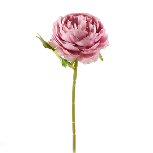 Kunstblume Rose 28 cm Pastelllila