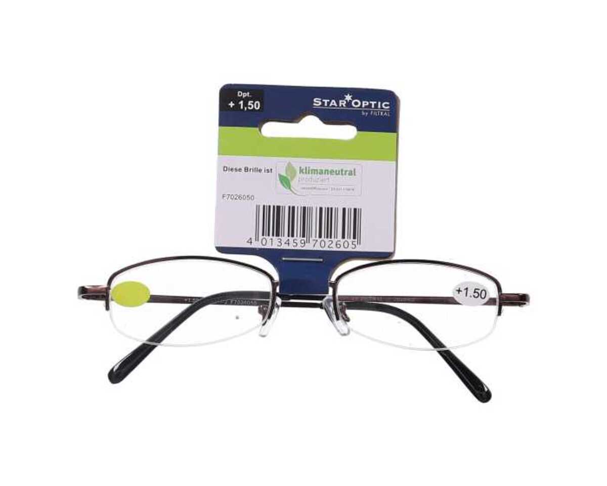 Bild 1 von Star Optic Lesehilfe MD3 aus Metall +1,5 Dioptrien rot