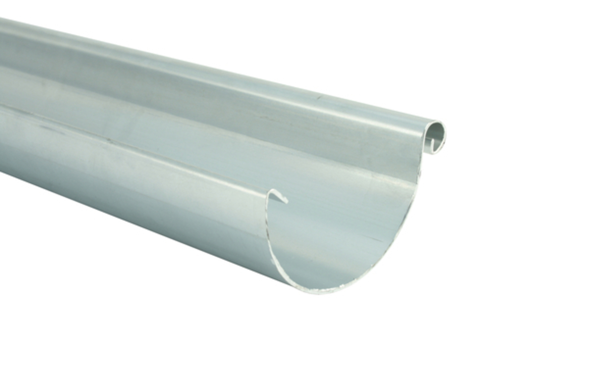 Bild 1 von Marley Dachrinne NW 150 mm, 2 m, halbrund, titan-zink