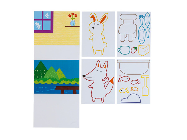 Bild 2 von crelando® Schwamm-Malset, 31-teilig,  30 ml