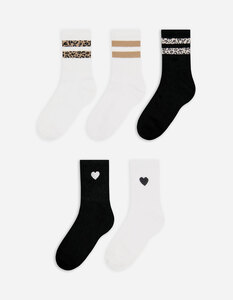 Damen Socken - 5er-Pack