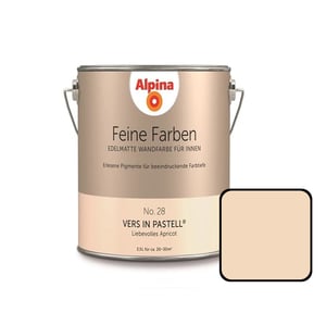 Alpina Feine Farben No. 28 Vers in Pastell 2,5 L liebevolles apricot edelmatt