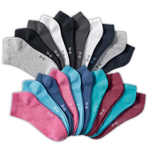 Ellenor/Ronley Sneaker-Socken 10 Paar