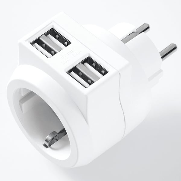 Bild 1 von Powertec Electric Steckdosenadapter