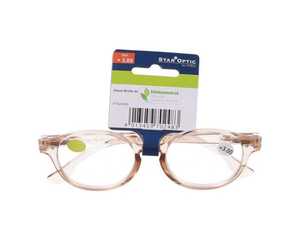 Star Optic Lesehilfe MD1 aus Kunststoff +3,0 Dioptrien beige