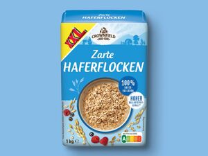 Crownfield Zarte Haferflocken XXL,  1 kg