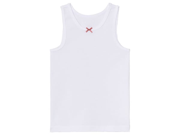 Bild 4 von lupilu® Kleinkinder Unterhemden, 2 Stück, mit hohem Bio-Baumwollanteil