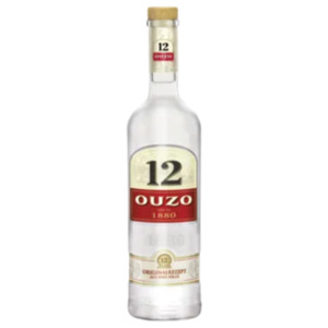 Ouzo 12, 12 Gold, Ouzo of Plomari oder Pitu Cachaca do Brasil