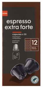 20er-Pack Kaffeekapseln, Extra Forte