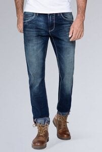 CAMP DAVID Regular-fit-Jeans mit Kontrast-Riegel