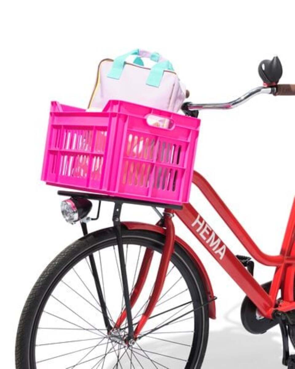 Bild 3 von Fahrradkiste, recycelt, 30 Liter, rosa