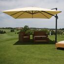 Bild 1 von Gastronomie-Ampelschirm MCW-A96, 3x4m (Ø5m) Polyester Alu/Stahl 26kg ~ creme ohne Ständer, drehbar
