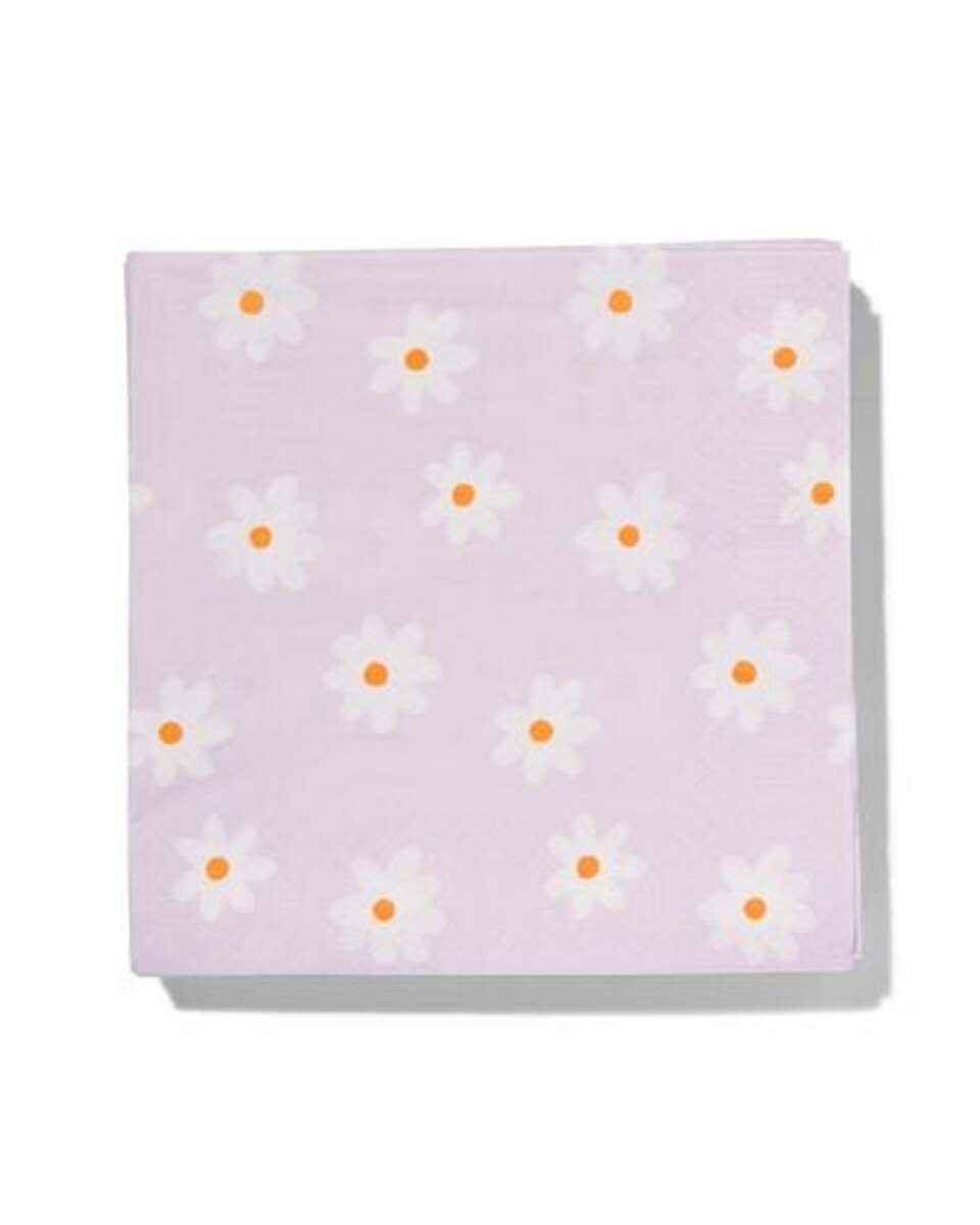 Bild 3 von 20er-Pack Servietten, 30 x 30 cm, Papier, Margeriten