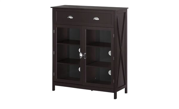 Bild 1 von Wäscheschrank  Minas ¦ schwarz ¦ Maße (cm): B: 100 H: 118 T: 40 Sale > Kommoden im Sale - Sconto