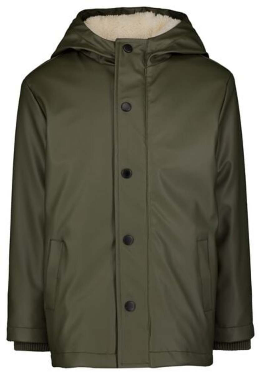 Bild 1 von Kinder-Jacke mit Kapuze graugrün