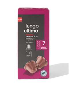 20er-Pack Kaffeekapseln, Lungo Ultimo