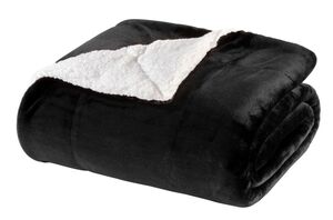 WOHNWOHL® Flauschige Sherpa Kuscheldecke • Mikrofaser Wohndecke • Fleecedecke als Sofaüberwurf • Sofadecke/Tagesdecke/Wohnzimmerdecke • Teddyfleece Decke für Bett und Sofa