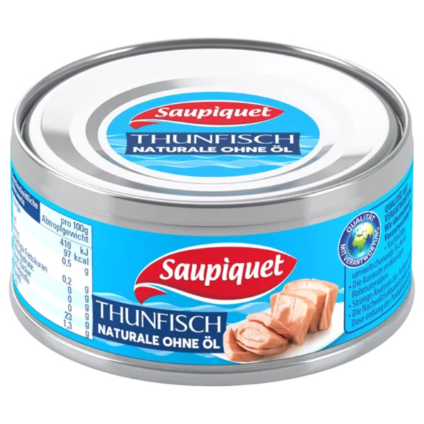 Bild 1 von Saupiquet Thunfisch Stücke in Aufguss, in Sonnenblumenöl oder Thunfisch Brotaufstrich