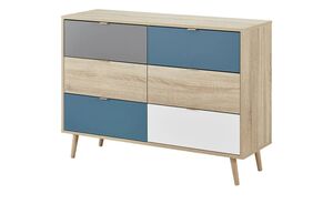 Kommode  Vasto ¦ mehrfarbig ¦ Maße (cm): B: 120 H: 87 T: 40 Kommoden & Sideboards > Kommoden - Sconto