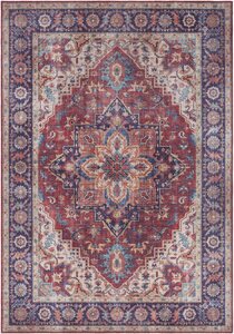 Teppich Anthea, NOURISTAN, rechteckig, Höhe: 5 mm, Orientalisch, Orient, Vintage, Wohnzimmer, Schlafzimmer, Esszimmer