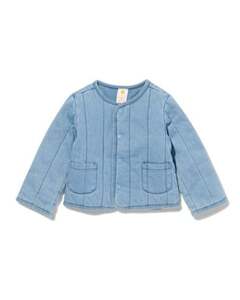 Babyjacke aus Jeansstoff blau