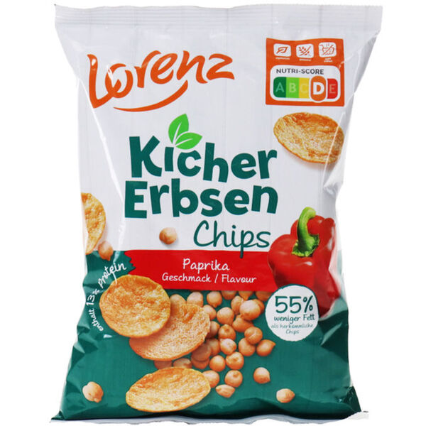 Bild 1 von Lorenz Kichererbsenchips Paprika