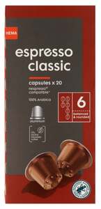 20er-Pack Kaffeekapseln, Espresso Classic