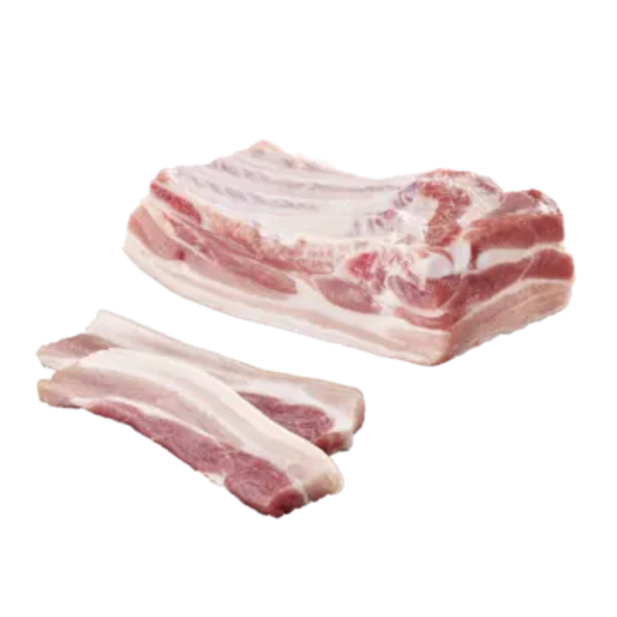 Bild 1 von Deutscher frischer Schweinebauch mit Knochen