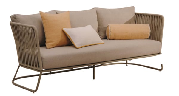 Bild 1 von Kave Home Gartensofa SACONCA grün /naturfarbig