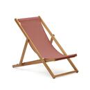 Bild 1 von Kave Home Garten Liegestuhl ADREDNA naturfarbig /terracotta