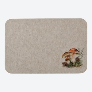 Platz-Set in herbstlichem Design, ca. 30x45cm, Beige