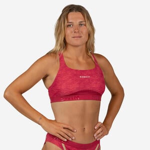 Damen Sportbikini Oberteil - Kamyleon Mala rubinrot