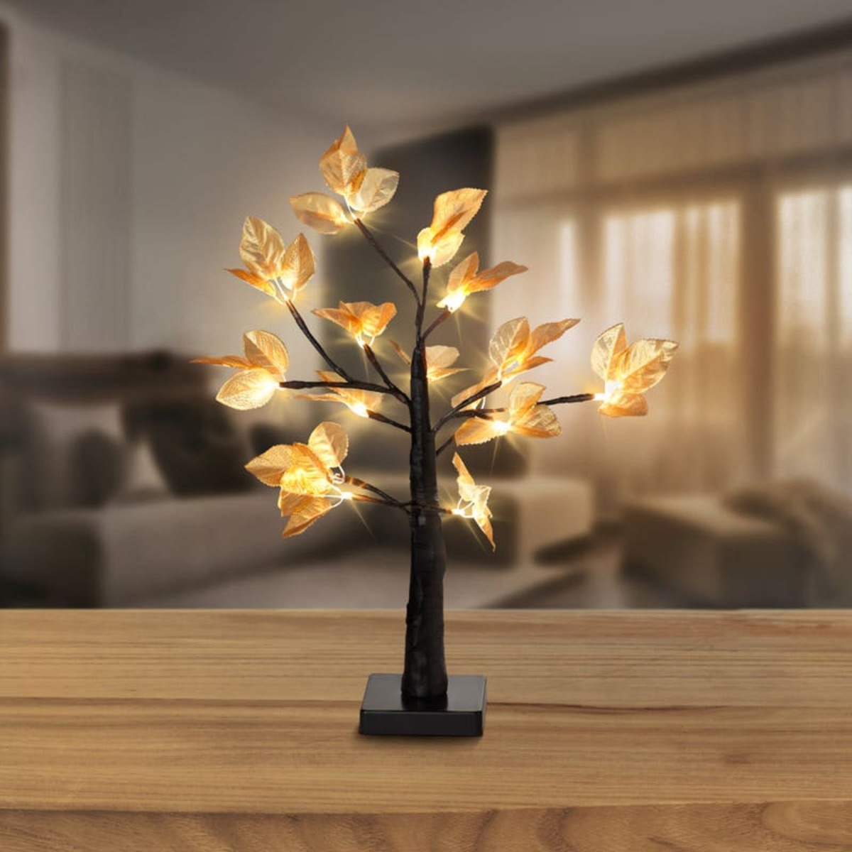 Bild 1 von LED-Baum mit Timerfunktion, ca. 40cm, Black