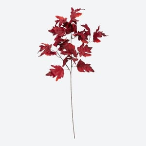 Kunstblume Herbstblatt in verschiedenen Ausführungen, ca. 65cm, Dark-red