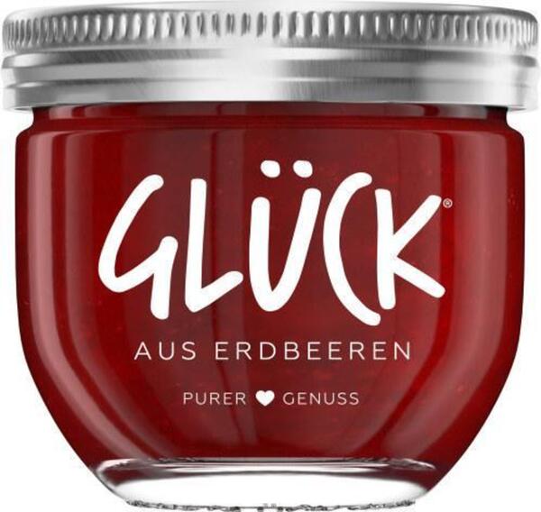 Bild 1 von Glück Fruchtaufstrich aus Erdbeeren