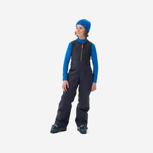 Skihose Kinder mit Rückenprotektor - FR900 marineblau Blau