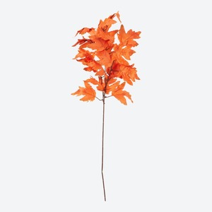 Kunstblume Herbstblatt in verschiedenen Ausführungen, ca. 65cm, Orange