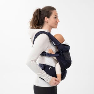 Physiologische Babytrage ab 9 Monate bis 15 kg - MH500 marineblau Blau