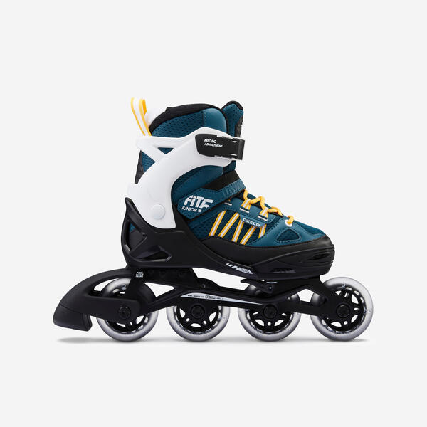 Bild 1 von Inline Skates Inliner Fitness FIT 5 Racing Kinder blau Blau|gelb|grün|orange