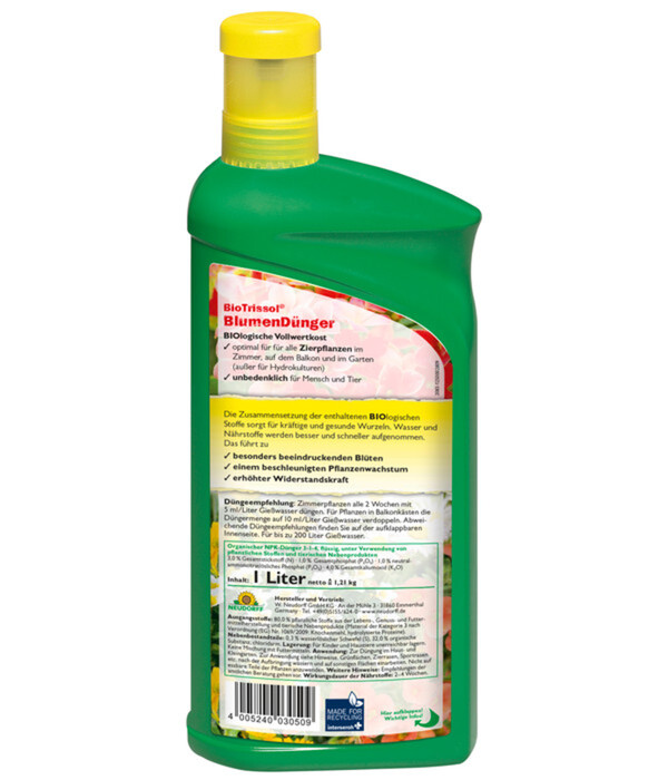 Bild 2 von Neudorff BioTrissol® Blumendünger, flüssig, 1 l