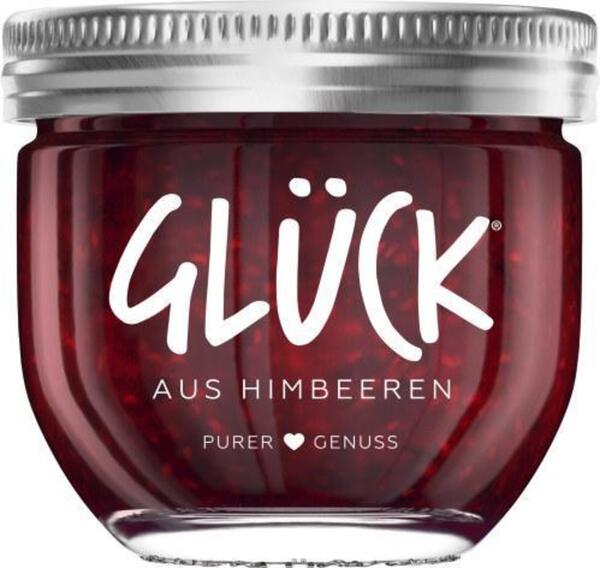 Bild 1 von Glück Fruchtaufstrich aus Himbeeren