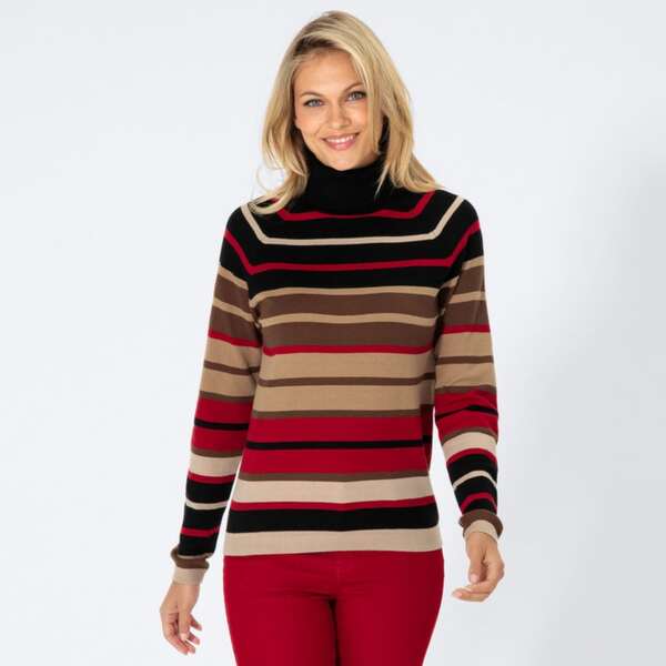 Bild 1 von Damen-Pullover mit Rollkragen, Black