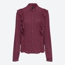 Bild 1 von Damen-Bluse mit Rüschen, Dark-red